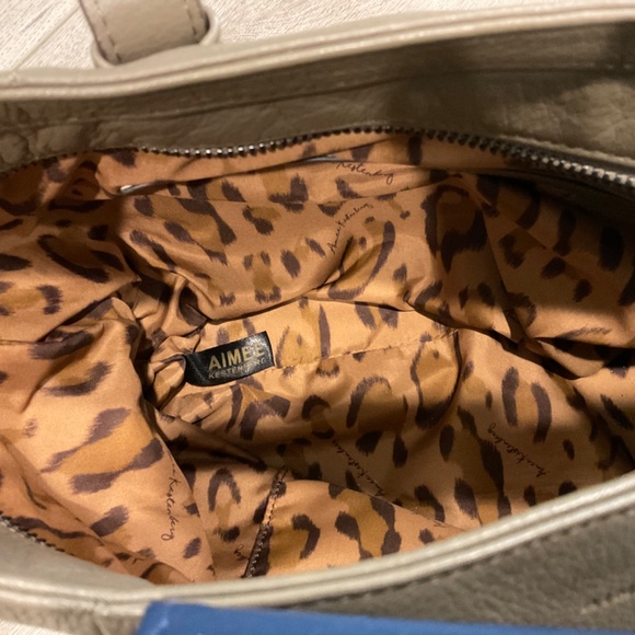 Aimee Kestenberg Tote BagCity Slicker   Charcoal/Taupe  Leather - Picture 16 of 16